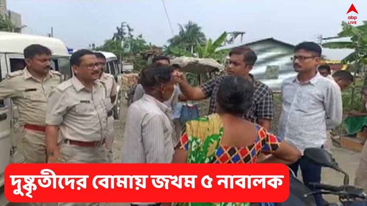 South 24 Parganas, 5 minors injured in bomb thrown by miscreants in Sonarpur South 24 Parganas: মাঠ না ছাড়ায় বোমা-হামলা? জখম ৫ নাবালক