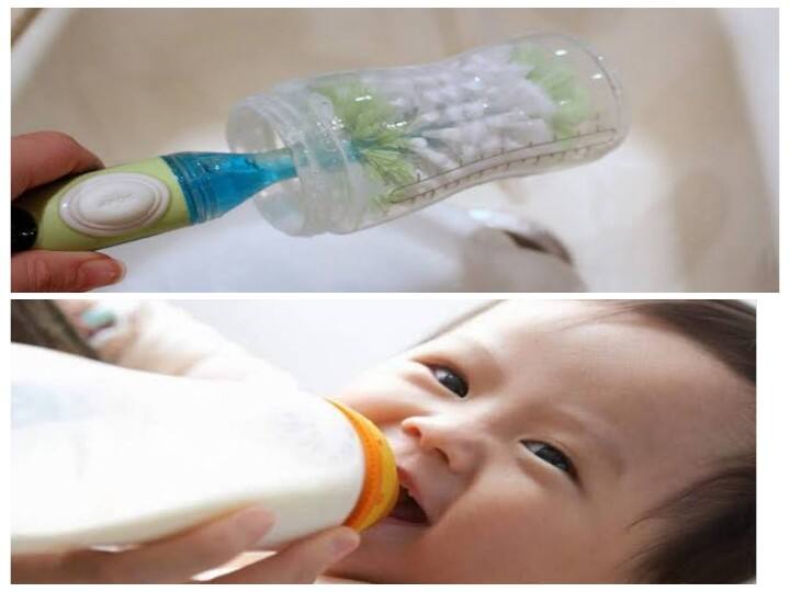 Health Tips Milk Bottle Cleaning Tricks  doodh ki bottle kaise saaf kare Child Care Tips: बच्चों को दूध की बोतल से भी हो सकता है इंफेक्शन, सफाई करते वक्त इन बातों का रखें ख्याल