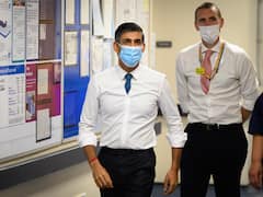 UK PM Rishi Sunak Visits Croydon University Hospital, Interacts With Patients And Nurses. IN PICS