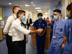 UK PM Rishi Sunak Visits Croydon University Hospital, Interacts With Patients And Nurses. IN PICS