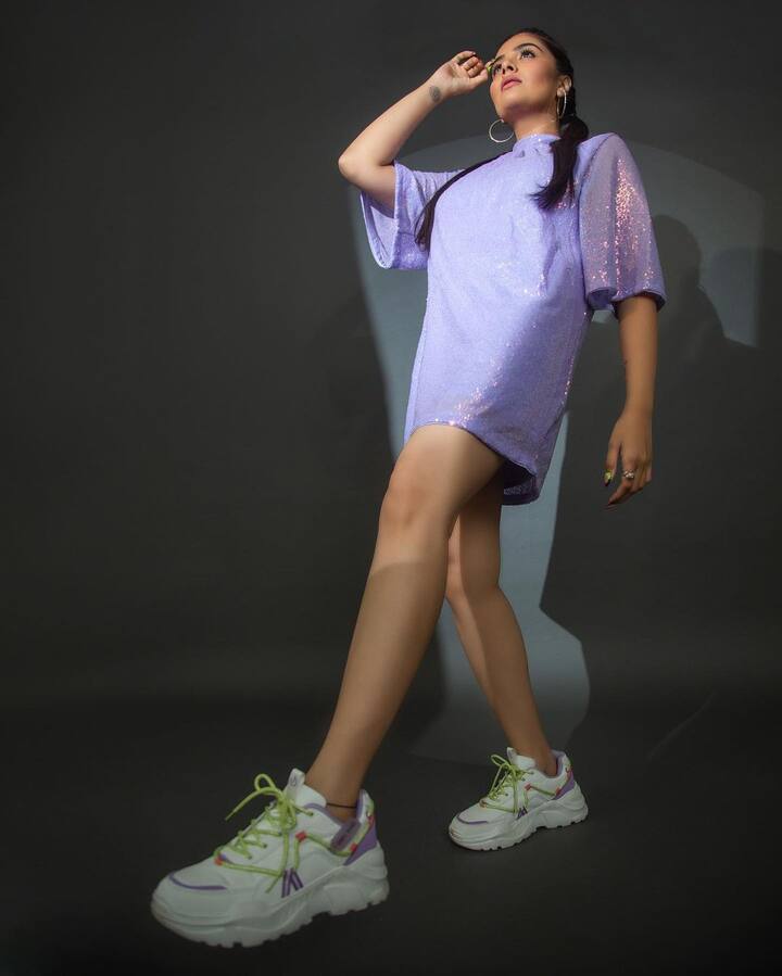 తెలుగు టాప్ యాంకర్లలో శ్రీముఖి ఒకరు.Photo Credit@Sreemukhi/instagram