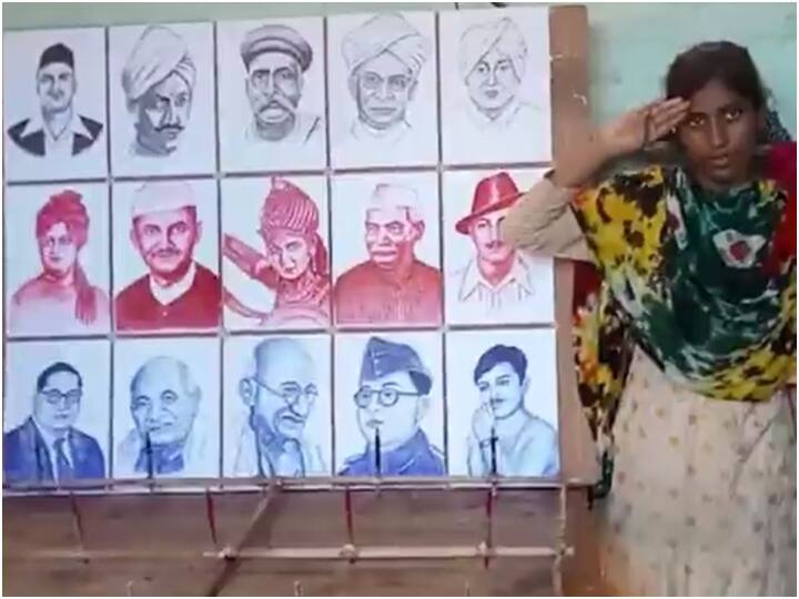 UP News Badaun student noorjahan makes 15 portraits simultaneously anand mahindra appreciated ann Badaun: गजब! एकसाथ 15 पोर्ट्रेट बना लेती हैं बदायूं की छात्रा नूरजहां, आनंद महिंद्रा भी हुए हुनर के कायल
