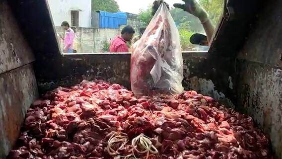 Nellore Decomposed Chicken| ఈ చికెన్ చూస్తే..జన్మలో హోటళ్లలో బిర్యానీ తినరు | ABP Desam