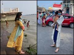 घाट पर पूजा करने से लेकर रसोगुल्ला चखने तक...अनुष्का शर्मा ने कोलकाता में ऐसे उठाया लुत्फ