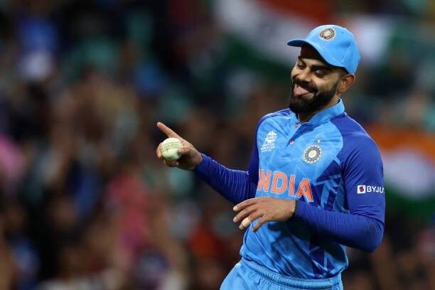 Former India skipper Virat Kohli will be eyeing a world record when and if he comes out to bat against South Africa on Sunday in IND vs SA T20 World Cup 2022 match in Sydney. Pic: Getty Images