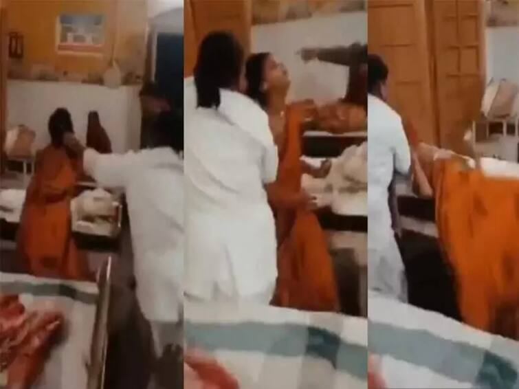 Video: UP Nurse Grabs Woman Patient By Her Hair, Pins Her Down watch video : நோயாளியின் தலைமுடியை பிடித்து இழுத்து வந்த செவிலியர் ! வலுக்கும் கண்டனங்கள்!
