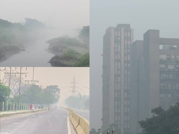 Delhi-NCR AQI remained in the ''very poor' category on Saturday morning for the sixth consecutive day. Severe smog made it difficult for commuters on their way to work. See pictures.