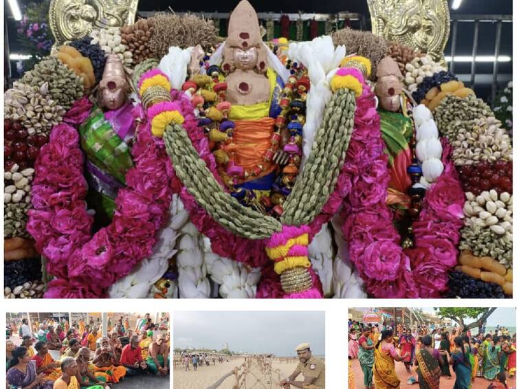 Gandashashti Festival – Lakhs of devotees gather to witness Surasamharam Kandha Shasti Festival : நாளை சூரசம்ஹாரம் : திருச்செந்தூரில் லட்சக்கணக்கில் குவியும் பக்தர்கள்..! பலத்த பாதுகாப்பு...