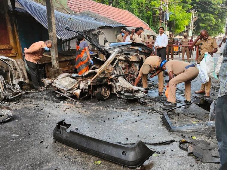 Police investigate whether Coimbatore car blast was a lone wolf attack TNN 'கோவை கார் வெடிப்பு ஒற்றை ஓநாய் தாக்குதலா?’ - காவல்துறை விசாரணை