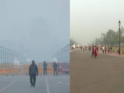Delhi air quality becomes severe AAP vs BJP over who is responsible Delhi : சிவப்பு விளக்கு ஆன், காடி ஆஃப் பிரச்சாரத்துக்கு அனுமதி மறுப்பு..! ஆளுநர் அலுவலகம் முன்பு போராடிய ஆத்மி..