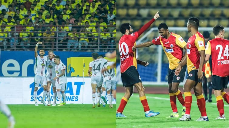 East Bengal take on ATK Mohun Bagan in the Kolkata Derby in ISL, when and where to watch ATK MB vs EBFC: আইএসএলে প্রথমবার কলকাতায় মুখোমুখি ইস্টবেঙ্গল-এটিকে মোহনবাগান, কখন, কোথায় দেখবেন ম্যাচ?