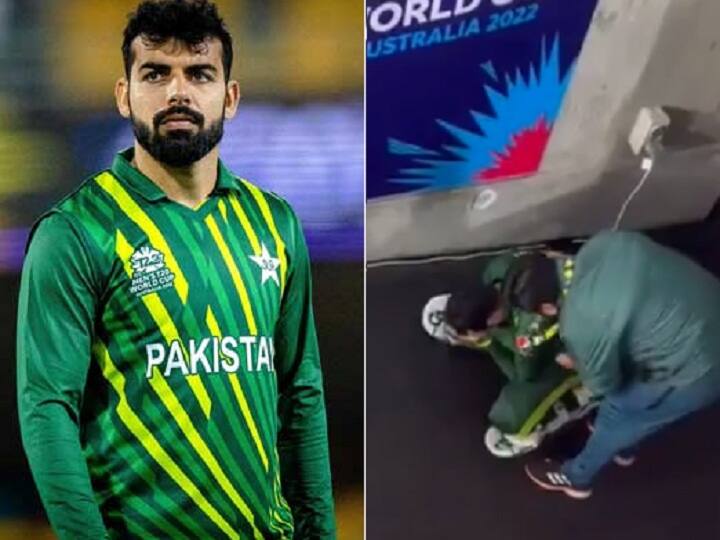 Shadab Khan left in tears after Zimbabwe beat pakistan in T20 World Cup 2022 Watch: जिम्बाब्वे से हार के बाद घुटनों के बल बैठकर रोए थे शादाब, सामने आया इमोशनल वीडियो