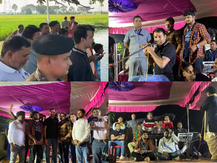 Chhath Puja 2022 Bihar Minister Tej Pratap Yadav reached Phulwaria and played flute in Gopalganj ann Chhath Puja 2022: छठ के मौके पर फुलवरिया में मंत्री तेज प्रताप यादव ने प्रसाद बनाने में बंटाया हाथ, बजाई बांसुरी