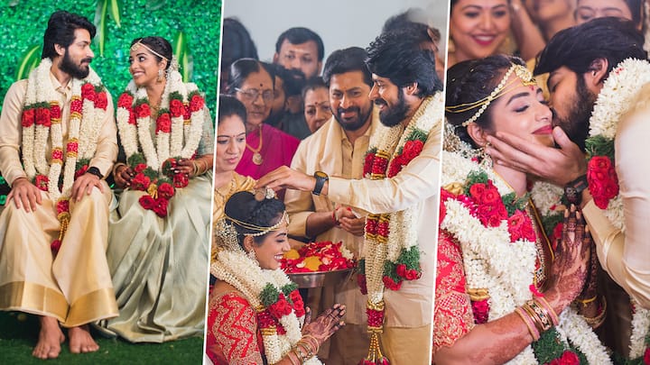 Harish Kalyan Wedding Photos : दाक्षिणात्य अभिनेता हरिश कल्याण ( Harish Kalyan ) लग्नाच्या बेडीत अडकला आहे. हरीशने नर्मदा उदयकुमार ( Narmada Udayakumar ) सोबत लग्न केलंय