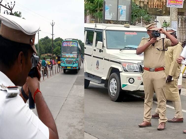 Buses will be impounded for speeding in Villupuram police warning TNN விழுப்புரத்தில் விதிமுறைகளை மீறி அதிவேகமாக சென்றால் பேருந்துகள் பறிமுதல் செய்யப்படும் - காவல் துறை எச்சரிக்கை