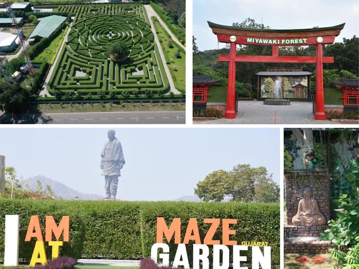 Gujarat will get two new tourist attractions near the Statue of Unity as PM Modi will inaugurate a Yantra-Shaped Maze Garden and Miyawaki Forest on Monday