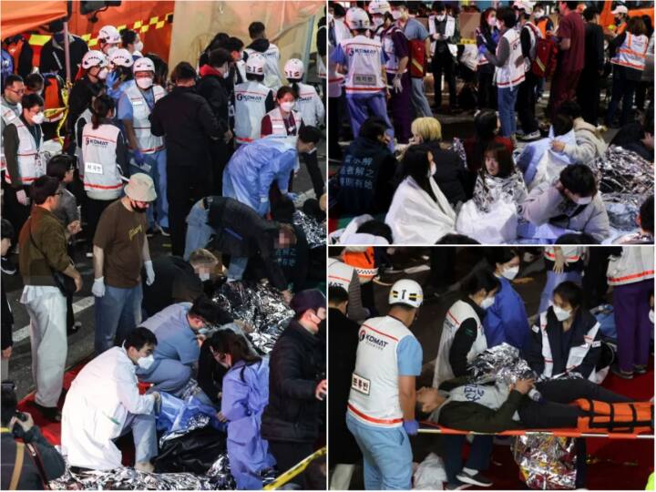 south korea seoul Halloween celebration 151 people died gathering of 1 million people party साउथ कोरिया में मौत का तांडव, 19 विदेशियों समेत 150 से ज्यादा ने गंवाई जान, 350 लापता- हैलोवीन पार्टी की बड़ी बातें