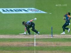 मांकडिंग 'रन आउट' से बचने का न्यूजीलैंड के ग्लेन फिलिप्स ने निकाला जबरदस्त तोड़, फोटो वायरल