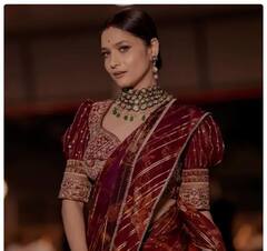 ਲਾਲ ਰੰਗ ਦੀ ਸਾੜ੍ਹੀ-ਚੋਕਰ ਨੇਕਲੇਸ 'ਚ Ankita Lokhande ਨਜ਼ਰ ਆਈ ਬੇਹੱਦ ਖੂਬਸੂਰਤ, ਵੇਖੋ ਤਸਵੀਰਾਂ