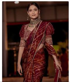 ਲਾਲ ਰੰਗ ਦੀ ਸਾੜ੍ਹੀ-ਚੋਕਰ ਨੇਕਲੇਸ 'ਚ Ankita Lokhande ਨਜ਼ਰ ਆਈ ਬੇਹੱਦ ਖੂਬਸੂਰਤ, ਵੇਖੋ ਤਸਵੀਰਾਂ