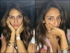 Nusrat Jahan No Makeup Look: નુસરત જહાંને મેકઅપ વગર જોઈને દંગ રહી ગયા ફેન્સ, વાયરલ થયા Photos