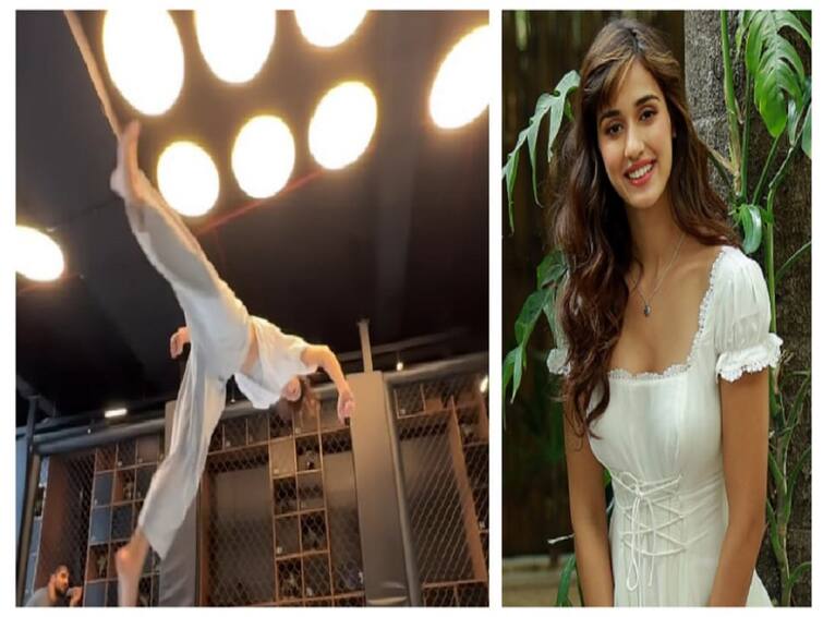 Check Out Disha Patani’s Kicking Away Diwali Calories In This Workout Video! What A Flip! Disha Patani Drops A New Fitness Video
