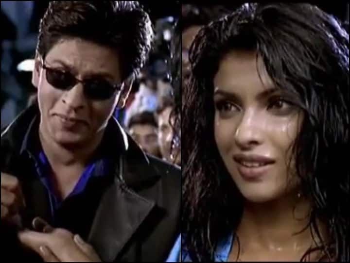 Shahrukh khan and Priyanka chopra featuring old ad video viral users loving their chemistry Shah Rukh Khan और Priyanka chopra के बीच दिखी जबरदस्त केमिस्ट्री, वायरल हुआ ये पुराना वीडियो