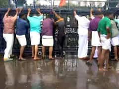 BJP Workers Demand State's Intervention To Implement Vizhinjam Port Project