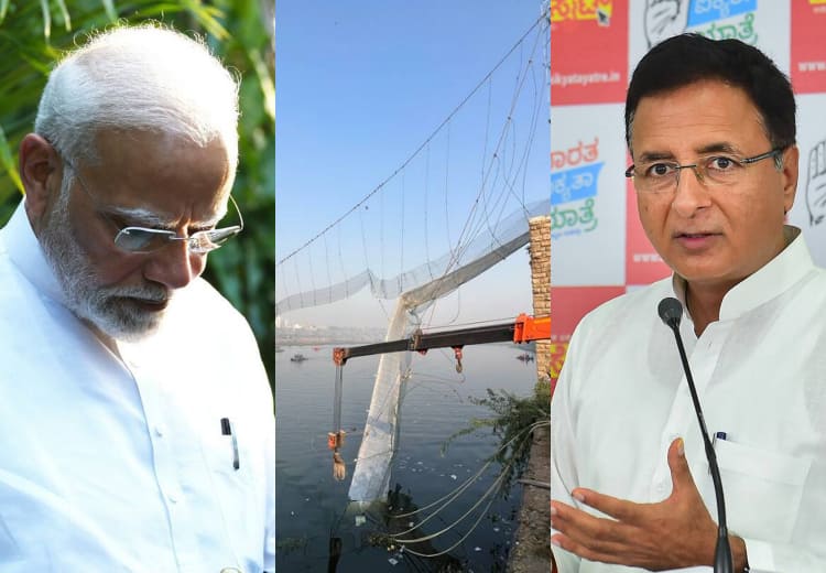 चुनाव से पहले मोरबी पुल हादसे को लेकर निशाने पर पीएम मोदी, कांग्रेस-AAP ने लगाए ये आरोप