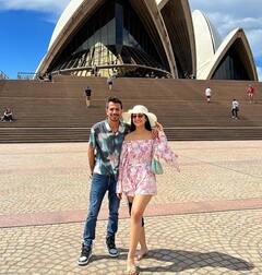 ઓસ્ટ્રેલિયામાં દરિયા કિનારે મસ્તી કરતા જોવા મળ્યા Yuzvendra Chahal અને Dhanashree Verma