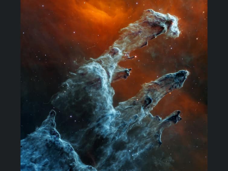 James Webb Space Telescope Reveals Eerie Landscape Of Pillars Of Creation In 'Haunting Portrait'