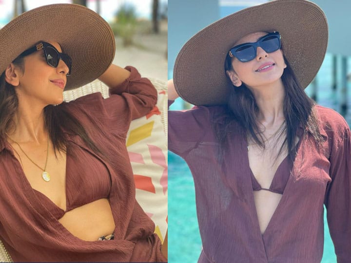 Rakul Preet Singh Vacation Photos: रकुल प्रीत की फिल्म 'थैंक गॉड' इन दिनों सिनेमाघरों में धमाल मचा रही है. वहीं एक्ट्रेस मालदीव में छुट्टियां मना रही हैं. इंस्टाग्राम पर वो अपनी फोटो शेयर कर रही हैं.