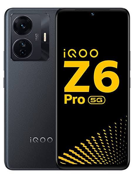 iQOO Z6 Pro 5G : इस फोन में Qualcomm Snapdragon 778G 5G प्रोसेसर दिया गया है. फोन में 6.44 इंच की स्क्रीन से AMOLED डिस्प्ले, 90 HZ का रिफ्रेश रेट और ट्रिपल कैमरा सेटअप दिया गया है. इसमें 64 MP का मेन रियर कैमरा, 8 MP का दूसरा और 2 MP का तीसरा कैमरा मिलता है. इसमें 16 MP का फ्रंट कैमरा है. इसमें 4700 mAh की बैटरी है. फोन का 6 GB रैम + 128 GB इंटरनल स्टोरेज वाले मॉडल की कीमत 23,999 रुपये और 8 GB रैम + 128 GB इंटरनल स्टोरेज वाले मॉडल की कीमत 24,999 रुपये है.