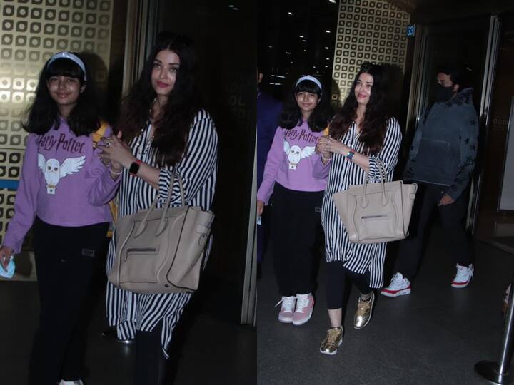 बेटी आराध्या बच्चन (Aaradhya Bachchan) को प्रोटेक्ट करने पर कई बार यूजर ऐश्वर्या राय बच्चन (Aishwarya Rai Bachchan) से सवाल भी करते हैं, तो कुछ उनके अपनी बेटी को लेकर प्यार की तारीफ भी करते हैं. एक बार फिर ऐश्वर्या को अपनी बेटी का हाथ कसकर थामे देखा गया है.
