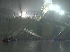 Morbi Bridge Collapse: More Than A Century-Old Hanging Bridge Stricken By Tragedy — Photos
