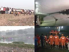 Morbi Bridge Collapse: రాత్రంతా కొనసాగిన రెస్క్యూ ఆపరేషన్- 177 మందిని కాపాడిన సిబ్బంది