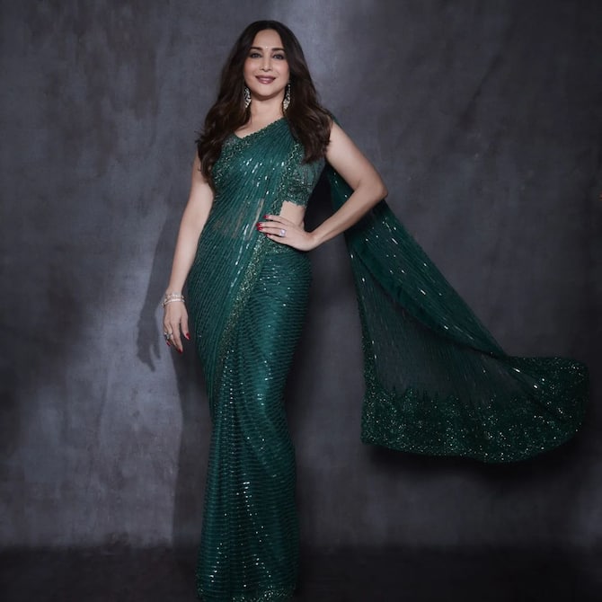 Prettiest sarees from Madhuri Dixit's wardrobe that will give you wedding  inspiration