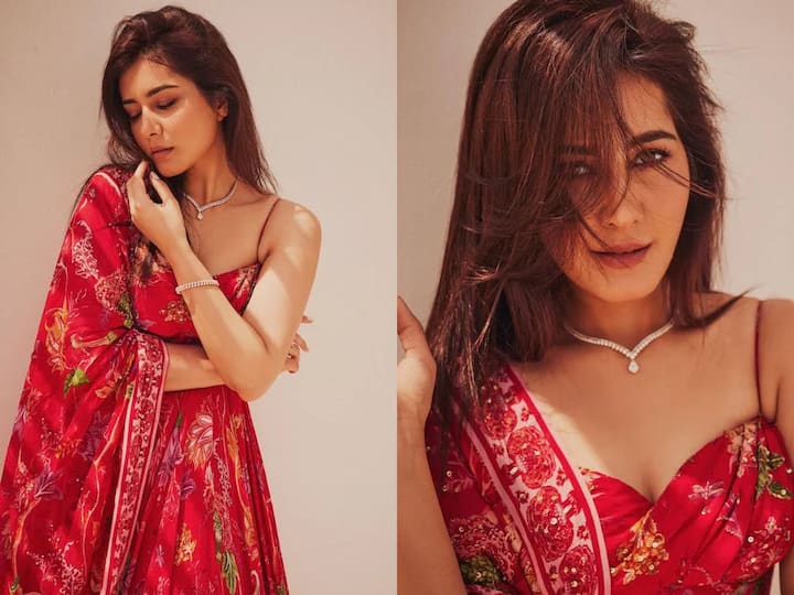 Raashi Khanna Pics: ਸਾਊਥ ਦੀ ਖੂਬਸੂਰਤ ਅਦਾਕਾਰਾ ਰਾਸ਼ੀ ਖੰਨਾ ਫਿਲਮਾਂ ਦੇ ਨਾਲ-ਨਾਲ ਆਪਣੀ ਖੂਬਸੂਰਤੀ ਕਾਰਨ ਕਾਫੀ ਚਰਚਾ 'ਚ ਰਹਿੰਦੀ ਹੈ। ਉਸ ਦੀ ਸ਼ਾਨਦਾਰ ਦਿੱਖ ਲੋਕਾਂ ਨੂੰ ਦੀਵਾਨਾ ਬਣਾ ਦਿੰਦੀ ਹੈ।