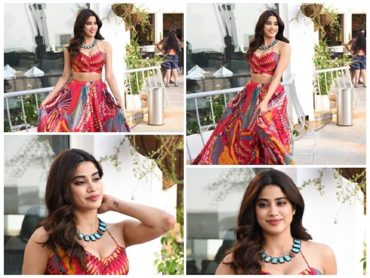 Janhvi Kapoor is preparing for the release of her upcoming film, Mili, in three days. Check out how the 'Dhadhak' actress is slaying in her new 'Rangeen' look during promotions!