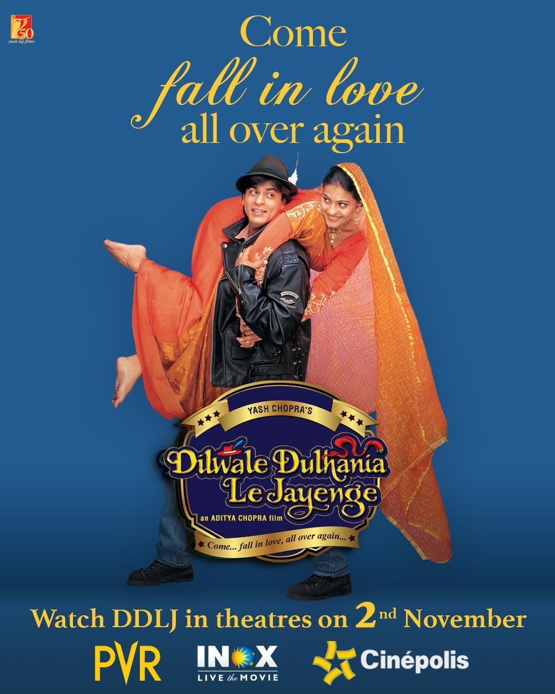 Shah Rukh Khan And Kajol Recreated The DDLJ Poster And It, 55 OFF