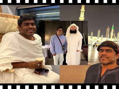 Music director Yuvan Shankar Raja went to Mecca and Medina குடும்பத்தாருடன் புனித பயணம் மேற்கொண்ட யுவன் சங்கர் ராஜா!