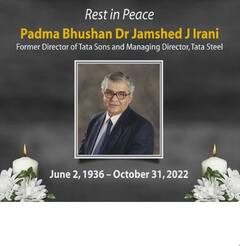 Tribute to Steel Man of India: टाटा स्टील की पुख्ता नींव रखने वालों में से एक 'स्टील मैन' जमशेद जे ईरानी का ऐसा था कारोबारी सफर
