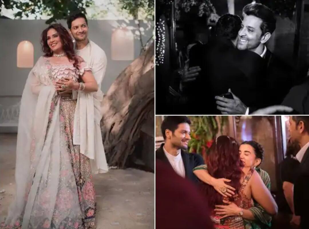 Ali Fazal ਦੇ ਵਿਆਹ 'ਚ ਗਰਲਫ੍ਰੈਂਡ ਸਬਾ ਨਾਲ ਪਹੁੰਚੇ ਰਿਤਿਕ ਰੋਸ਼ਨ ਨੇ ਅਭਿਨੇਤਾ ਨੂੰ ਗਲੇ ਲਗਾਇਆ, ਵੇਖੋ ਅੰਦਰ ਦੀਆਂ ਤਸਵੀਰਾਂ Hritik Roshan hugged the actor at Ali Fazal's wedding with girlfriend Saba Ali Fazal ਦੇ ਵਿਆਹ 'ਚ ਗਰਲਫ੍ਰੈਂਡ ਸਬਾ ਨਾਲ ਪਹੁੰਚੇ ਰਿਤਿਕ ਰੋਸ਼ਨ ਨੇ ਅਭਿਨੇਤਾ ਨੂੰ ਗਲੇ ਲਗਾਇਆ, ਵੇਖੋ ਅੰਦਰ ਦੀਆਂ ਤਸਵੀਰਾਂ