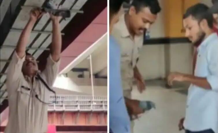 Policeman saved the life of a pigeon trapped in a wire users are saluting Video: ਪੁਲਿਸ ਵਾਲੇ ਨੇ ਤਾਰ 'ਚ ਫਸੇ ਕਬੂਤਰ ਦੀ ਬਚਾਈ ਜਾਨ, ਯੂਜ਼ਰਸ ਕਰ ਰਹੇ ਹਨ ਸਲਾਮ