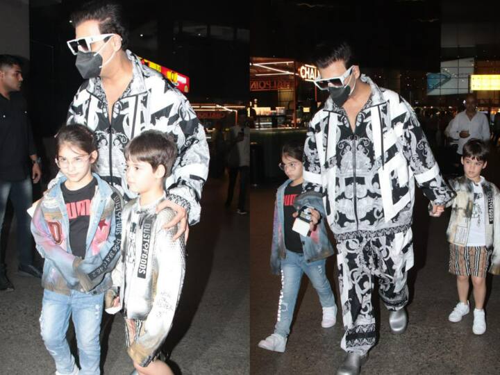 Karan Johar At Airport With Kids: करण जौहर हाल ही में बच्चों यश और रूही के साथ एयरपोर्ट पर नजर आए है. नीचे की स्लाइड में देखिए तीनों की खास तस्वीरें...