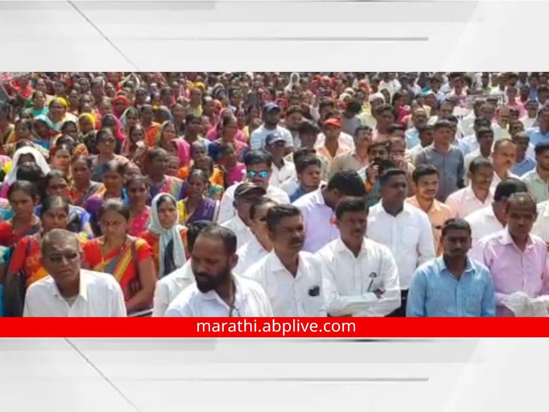 बल्क ड्रग प्रकल्पाविरोधात अलिबागमध्ये मोर्चा, जमिनी न देण्याचा शेतकरयांचा निर्धार Raigad farmer protest against Bulk Drug Park Project in alibag latest News update बल्क ड्रग प्रकल्पाविरोधात अलिबागमध्ये मोर्चा, जमिनी न देण्याचा शेतकरयांचा निर्धार