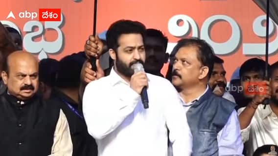 Jr NTR Speech At Kannada Rajyotsava | Puneeth Rajkumar గొప్పతనం గురించి చెప్పిన తారక్ | ABP Desam