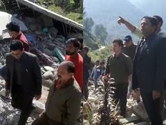 चमोली डीएम ने किया आपदा प्रभावित पैनगढ़ का दौरा, पीड़ितों से मिलकर दिया मदद का आश्वासन