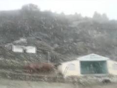Uttarakhand Receives Light Snowfall In High-Altitude Regions, Rain In Lower Parts — WATCH