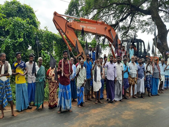 சாலை அமைக்க விவசாயிகள் எதிர்ப்பு - ஆக்கிரமிப்புகளை முறையாக அகற்றினாலே போதும்... விளை நிலங்களை அழிக்க கூடாது